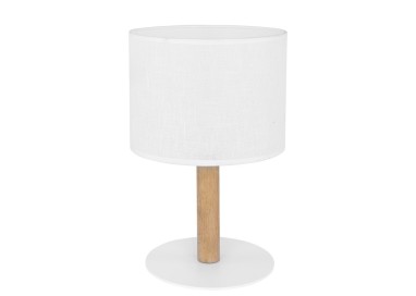 LAMPE DE CHEVET DEVA BLANCHE 1 PLAT FSC 100%, SA-COC-006060