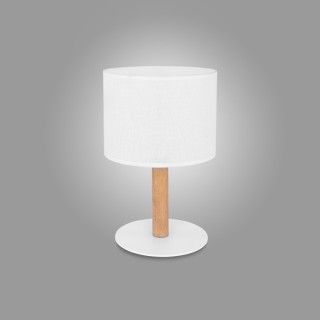 LAMPE DE CHEVET DEVA BLANCHE 1 PLAT FSC 100%, SA-COC-006060