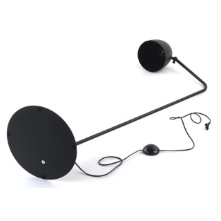 Lampadaire Soho 1 lumière – noir – en métal – style moderne