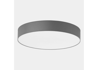 Plafonnier Rondo 6 lumières – blanc – en métal – style loft