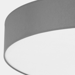 Plafonnier Rondo 6 lumières – blanc – en métal – style loft