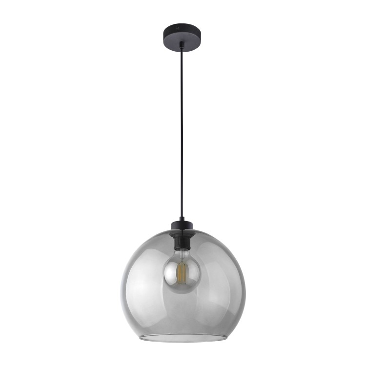 Suspension Cubus 1 lumière – noir – en plastique – style moderne