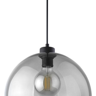 Suspension Cubus 1 lumière – noir – en plastique – style moderne