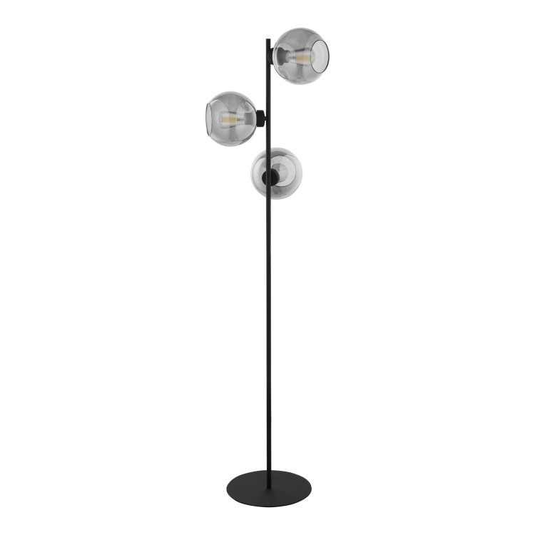 Lampadaire Cubus 3 lumières – noir – en métal – style moderne