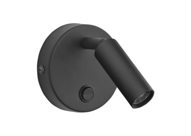 Lampe à poser Enzo 1 lumière – noir – en métal – style moderne