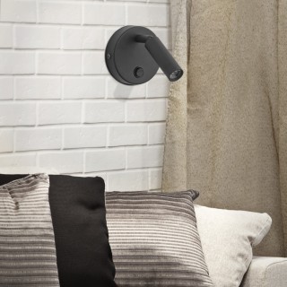 Lampe à poser Enzo 1 lumière – noir – en métal – style moderne