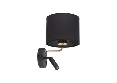 Lampe à poser Richi 2 lumières – doré & noir – en métal – style moderne