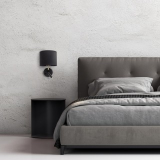 Lampe à poser Richi 2 lumières – doré & noir – en métal – style moderne