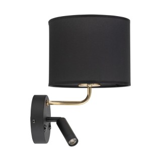 Lampe à poser Richi 2 lumières – doré & noir – en métal – style moderne