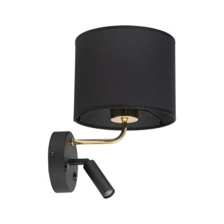 Lampe à poser Richi 2 lumières – doré & noir – en métal – style moderne