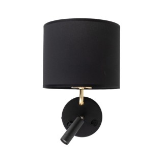 Lampe à poser Richi 2 lumières – doré & noir – en métal – style moderne