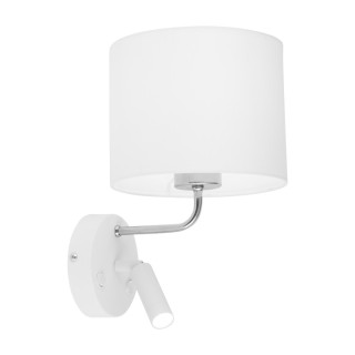 Lampe à poser Richi 2 lumières – blanc – en métal – style moderne