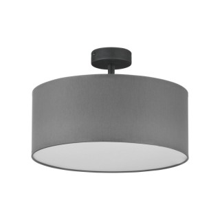 Suspension Rondo 4 lumières – noir – en métal – style moderne