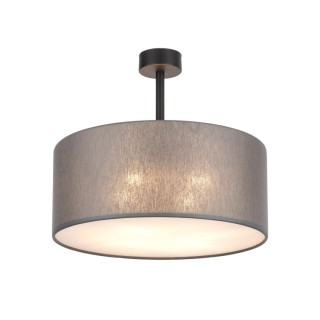 Suspension Rondo 4 lumières – noir – en métal – style moderne