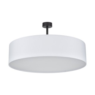 Plafonnier Rondo 4 lumières – blanc – en métal – style moderne