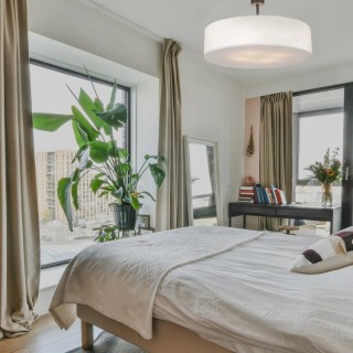 Plafonnier Rondo 4 lumières – blanc – en métal – style moderne