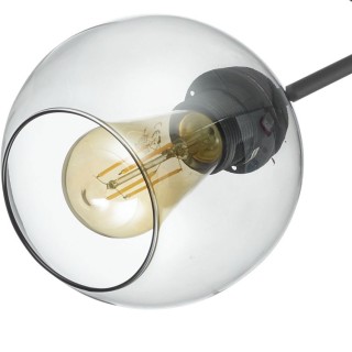 Suspension Fairy 3 lumières – noir – en métal – style moderne