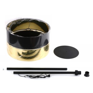 Lampadaire Hilton 1 lumière – noir – en métal – style moderne et chic