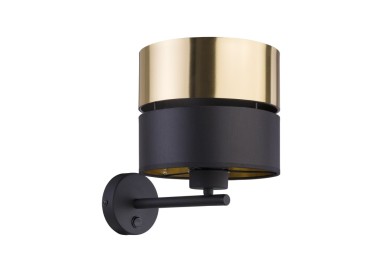 Applique murale Hilton 1 lumière – noir – en métal – style moderne et chic