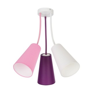 Plafonnier Wire 3 lumières – mélanger – en métal – style moderne