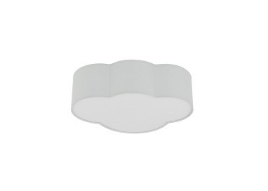 Plafonnier Cloud 2 lumières – blanc – en métal – style moderne