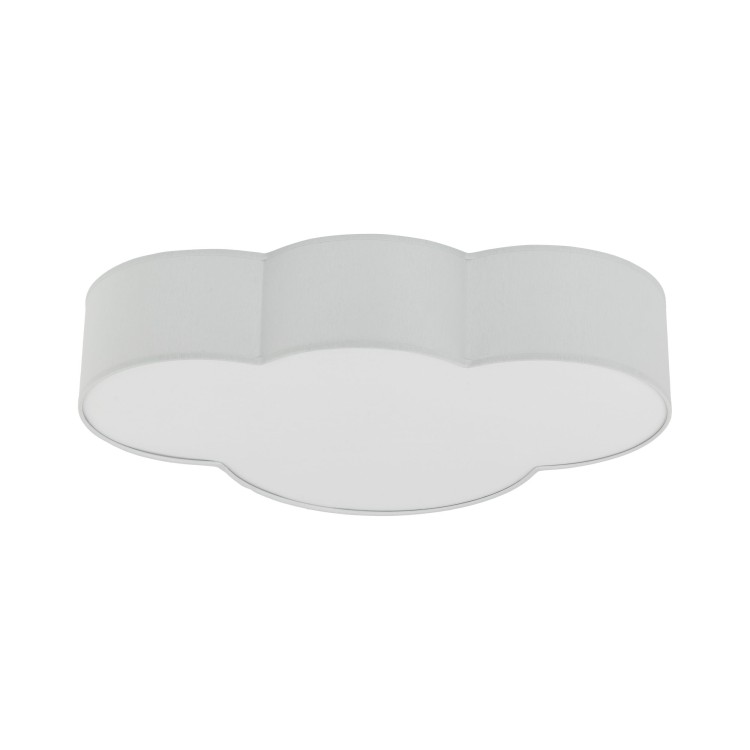 Plafonnier Cloud 4 lumières – blanc – en métal – style moderne