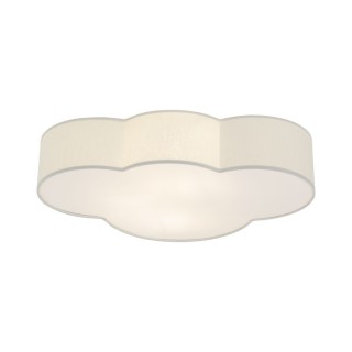 Plafonnier Cloud 4 lumières – blanc – en métal – style moderne