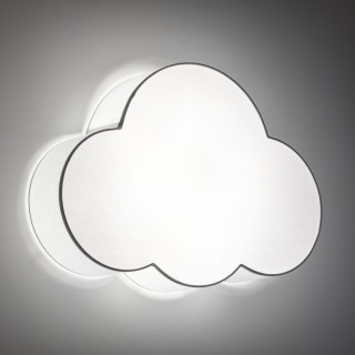 Plafonnier Cloud 4 lumières – blanc – en métal – style moderne