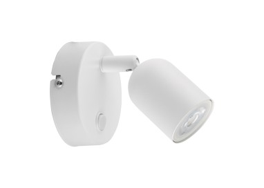 Lampe à poser Top 1 lumière – blanc – en métal – style moderne