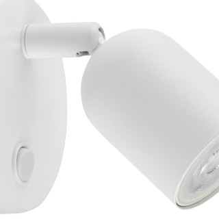 Lampe à poser Top 1 lumière – blanc – en métal – style moderne