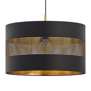 Suspension Tago 1 lumière – noir – en métal – style moderne et chic