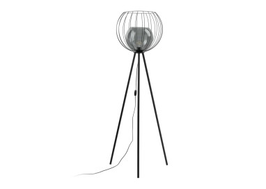 Lampadaire Universo 1 lumière – noir – en métal – style moderne