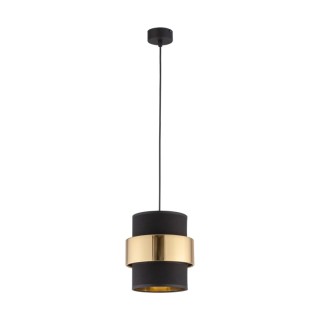 Suspension Calisto 1 lumière – noir – en plastique – style moderne et chic
