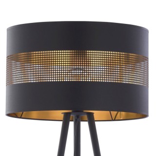 Lampadaire Tago 1 lumière – noir – en métal – style moderne et chic