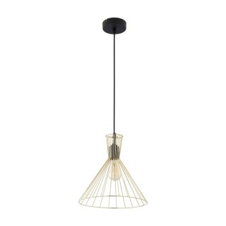 Suspension Sahara 1 lumière – doré & noir – en métal – style moderne