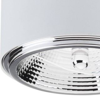 MORIS PLAFONNIER BLANC 1 PLAT