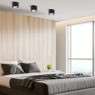 Luminaire Moris 1 lumière – noir – en métal – style moderne