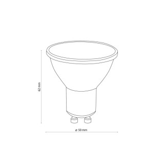 AMPOULE GU10 5W BLANC FROID 4000 K