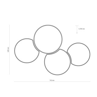 LAMPADAIRE MONA KIDS 4 PLATS