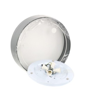 Plafonnier Rondo 4 lumières – blanc – en métal – style scandinave