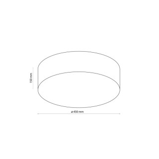 Suspension Rondo 4 lumières – noir – en métal – style moderne