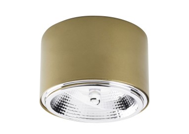 Plafonnier Moris 1 lumière – doré – en métal – style moderne et élégant