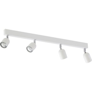 Plafonnier Top 4 lumières – blanc – en métal – style moderne