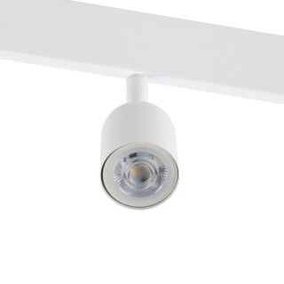 Plafonnier Top 6 lumières – blanc – en métal – style moderne
