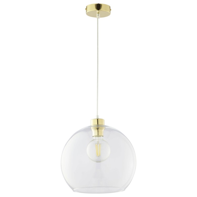 Suspension Cubus 1 lumière – doré – en métal – style moderne