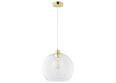 Suspension Cubus 1 lumière – doré – en métal – style moderne