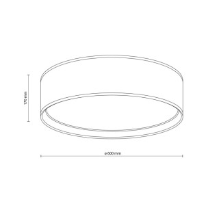 Plafonnier Bilbao 4 lumières – blanc – en métal – style moderne