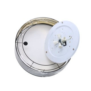 Plafonnier Bilbao 4 lumières – blanc – en métal – style moderne