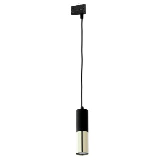 Suspension Tracer 1 lumière – noir – en métal – style moderne