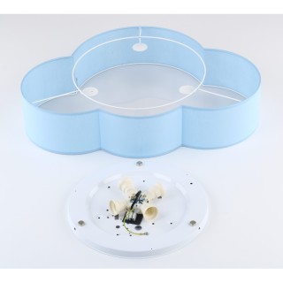 PLAFONNIER BLEU NUAGE PASTEL 4